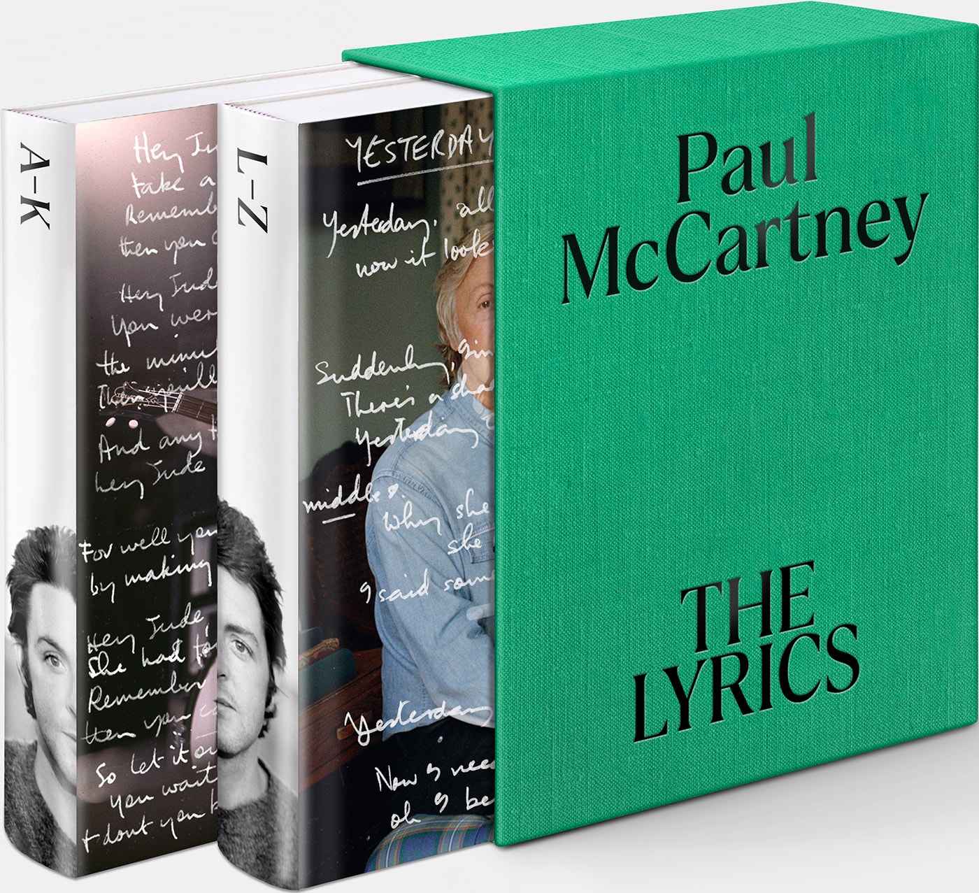 Zweibändiges Buch in Box PAUL McCARTNEY - THE LYRICS - 1956 TO THE PRESENT  - Beatles Museum