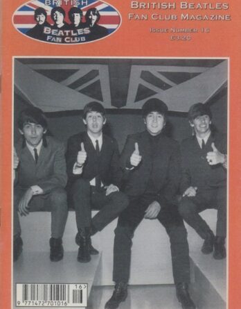 BEATLES-Fanmagazin BRITISH BEATLES FAN CLUB MAGAZINE ISSUE 16