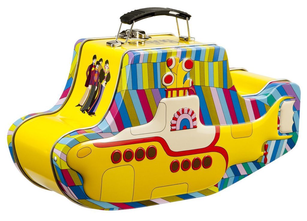 BEATLES Lunchbox YELLOW SUBMARINE UBOAT Beatles Museum