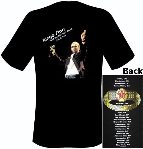 TOUR T-SHIRT RINGO AND HIS ALL STARR BAND TOUR 2006