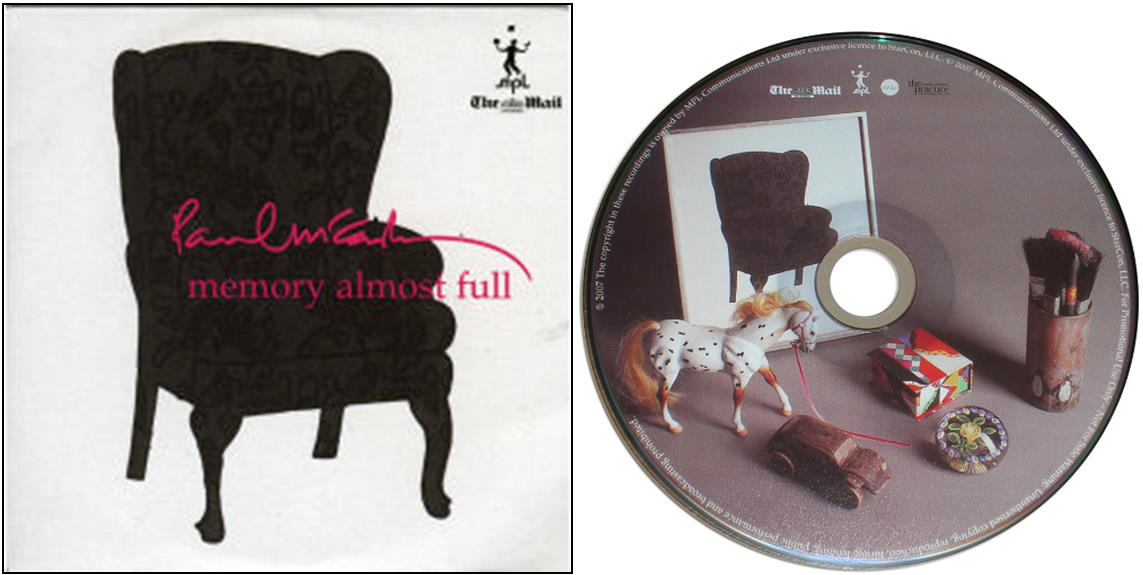 PAUL McCARTNEY: CD MEMORY ALMOST FULL ("Mail on Sunday" release)