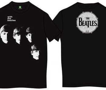 T-Shirt WITH THE BEATLES & BASS DRUM ON BACK