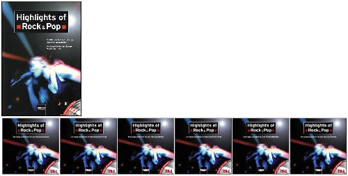 Buch (inkl. 6 CDs) HIGHLIGHTS OF ROCK & POP