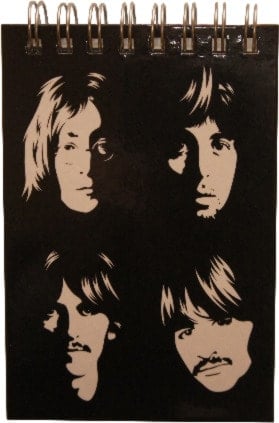 BEATLES: kleiner Notizblock WHITE ALBUM PORTRAITS