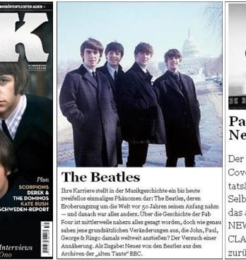 Zeitschrift CLASSIC ROCK - über 18 Seiten BEATLES-Themen