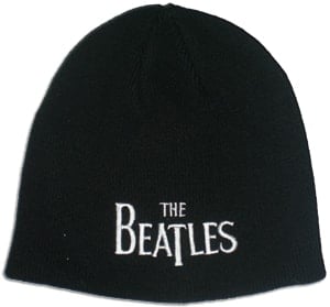 BEATLES: Wollmütze/Beanie Hat: Schriftzug THE BEATLES