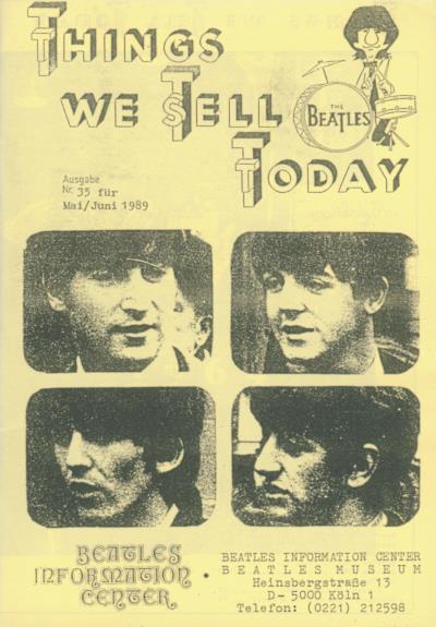 BEATLES: Fan-Magazin THINGS 35