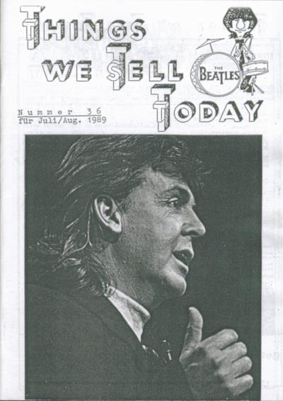 BEATLES: Fan-Magazin THINGS 36