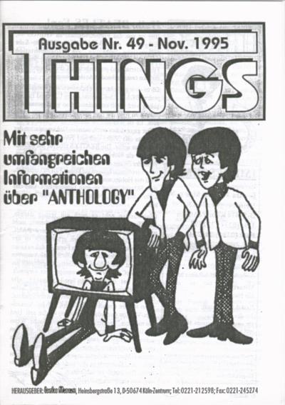 BEATLES: Fan-Magazin THINGS 49
