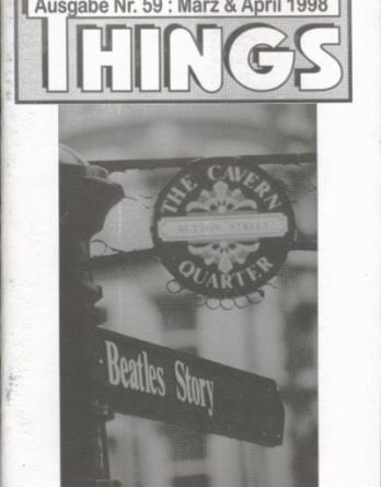 BEATLES: Fan-Magazin THINGS 59