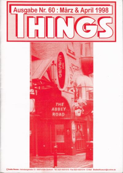 BEATLES: Fan-Magazin THINGS 60