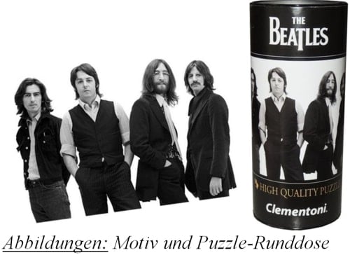 Puzzle in Runddose BEATLES PHOTO SESSION APRIL 1969