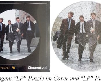BEATLES-Puzzle in LP-Form BEATLES IN LONDON APRIL 1963 - COLOUR