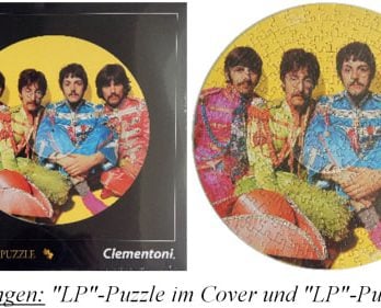 BEATLES-Puzzle in LP-Form SGT. PEPPER INNER SLEEVE PHOTO