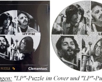 BEATLES-Puzzle in LP-Form LET IT BE