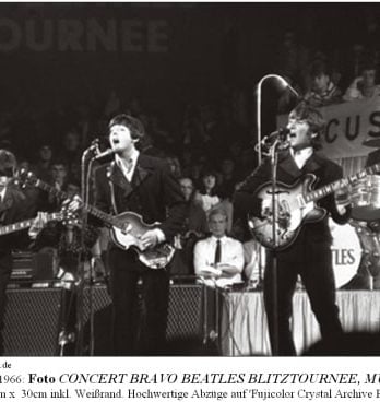 Foto CONCERT BRAVO BEATLES BLITZ TOURNEE, MUNICH, GERMANY, 1966