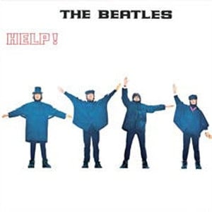 BEATLES-Blechschild ALBUM COVER HELP!