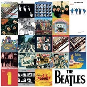 BEATLES-Blechschild ALBUM COVER DISCOGRAPHY