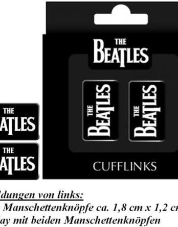 kleine Manschettenknöpfe LETTERING THE BEATLES