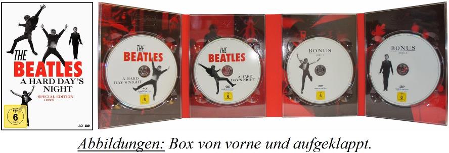 BEATLES: Box (3 DVDs, 1 Blu-ray) A HARD DAY’S NIGHT SPECIAL EDIT