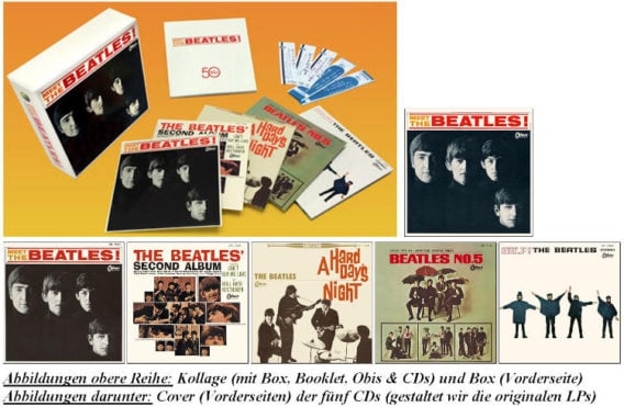 BEATLES: 5er CD-Box MEET THE BEATLES (THE JAPAN BOX)