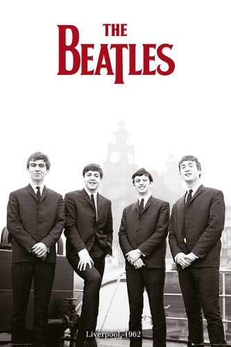 BEATLES: Poster THE BEATLES IN LIVERPOOL 1962