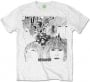 Weißes  BEATLES-T-Shirt REVOLVER ALBUM COVER ON WHITE