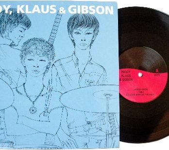 black vinyl 10 inch LP PADDY, KLAUS & GIBSON
