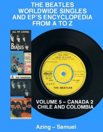 Buch BEATLES WORLDWIDE SINGLES & EP'S VOL. 05 - CANADA 2, CHILE 