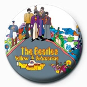 BEATLES-Button YELLOW SUBMARINE ALBUM COVER