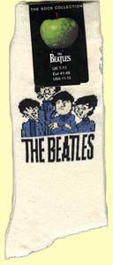 Socken CARTOON BEATLES GROUP ON LIGHT BEIGE