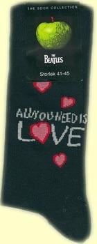 Socken LETTERING ALL YOU NEED IS LOVE ON BLACK