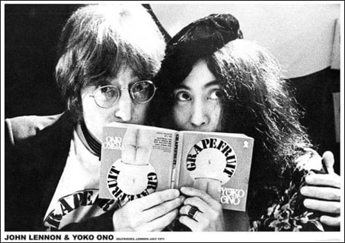 LENNON & ONO-Poster: PRESENTATION BOOK GRAPEFRUIT 1971