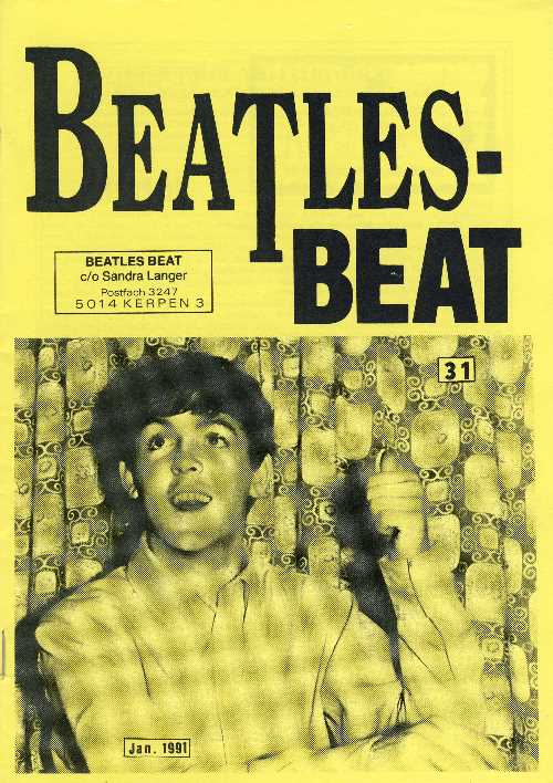 Deutsches Heft BEATLES-BEAT 31