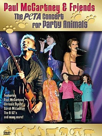 PAUL McCARTNEY und andere: DVD THE PETA CONCERT FOR PARTY ANIMAL