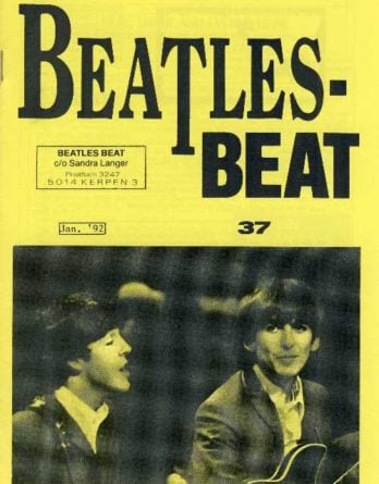 Deutsches Heft BEATLES-BEAT 37