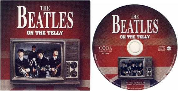 BEATLES: CD (card sleeve) THE BEATLES ON THE TELLY - BLACKPOOL &