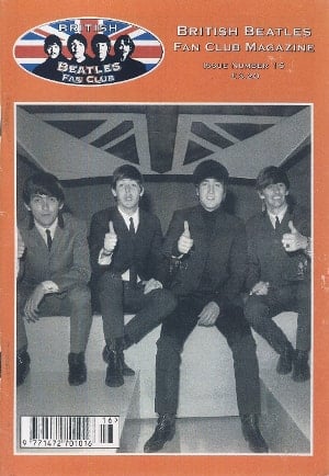 BEATLES-Fanmagazin BRITISH BEATLES FAN CLUB MAGAZINE - ISSUE 16