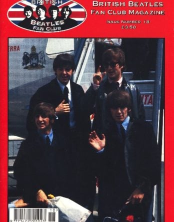 BEATLES-Fanmagazin BRITISH BEATLES FAN CLUB MAGAZINE - ISSUE 18