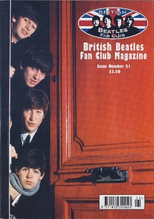 BEATLES-Fanmagazin BRITISH BEATLES FAN CLUB MAGAZINE - ISSUE 21