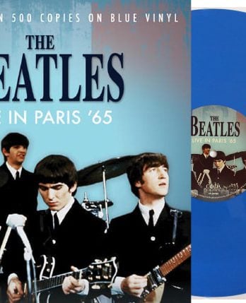 THE BEATLES: Blue-Vinyl-LP LIVE IN PARIS '65
