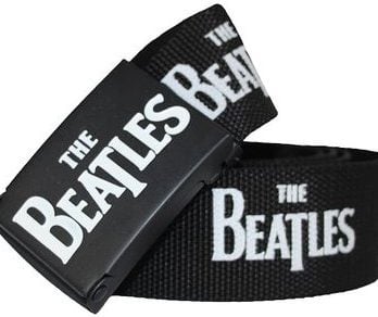 Gürtel LETTERING THE BEATLES WHITE ON BLACK