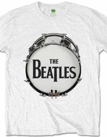 BEATLES T-Shirt BEATLES BASS DRUM - ON WHITE