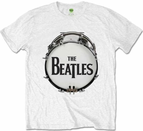 BEATLES T-Shirt BEATLES BASS DRUM - ON WHITE