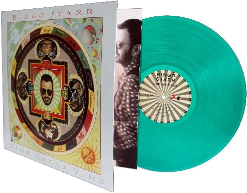 RINGO STARR: 2016er Green-Transparent-Vinyl-LP TIME TAKES TIME