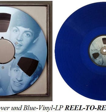 THE BEATLES: Blue-Vinyl-LP REEL-TO-REEL OUTTAKES 1963