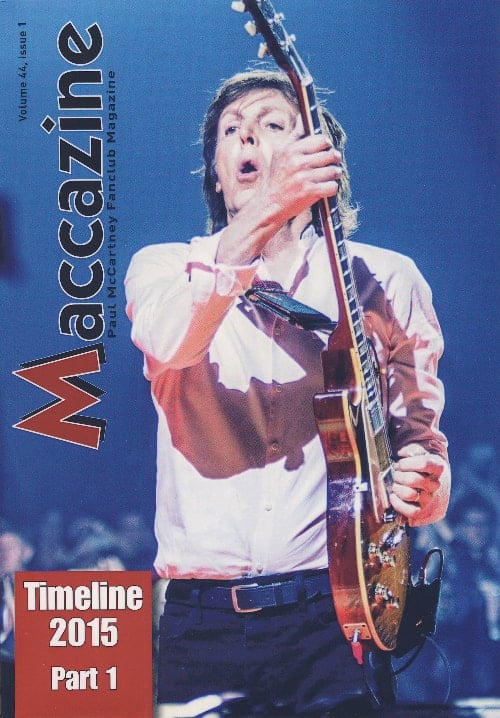 Magazin MACCAZINE - PAUL McCARTNEY TIMELINE 2015 - PART 1