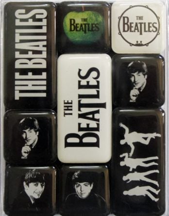 9er Magnetset JUMPING BEATLES & PORTRÄTS 1962