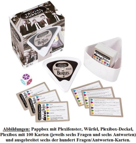 Spiel TRIVIAL PURSUIT - THE BEATLES BITE SIZE EDITION