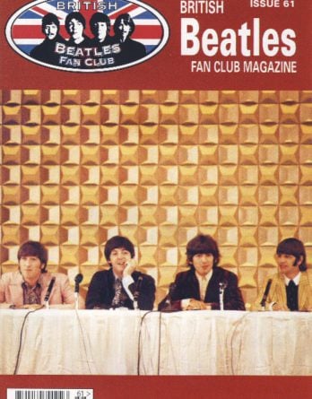 Fanmagazin BRITISH BEATLES FAN CLUB MAGAZINE - ISSUE 61